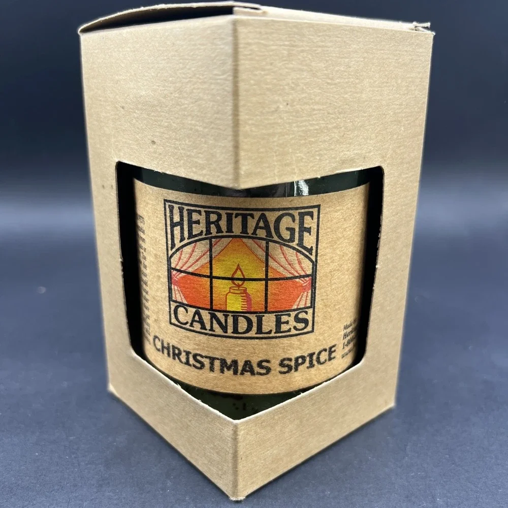 New Heritge Candles CHRISTMAS SPICE‎ 12oz Canning Jar Candle USA